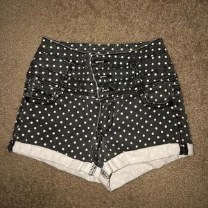 High Waisted Polka Dot Shorts